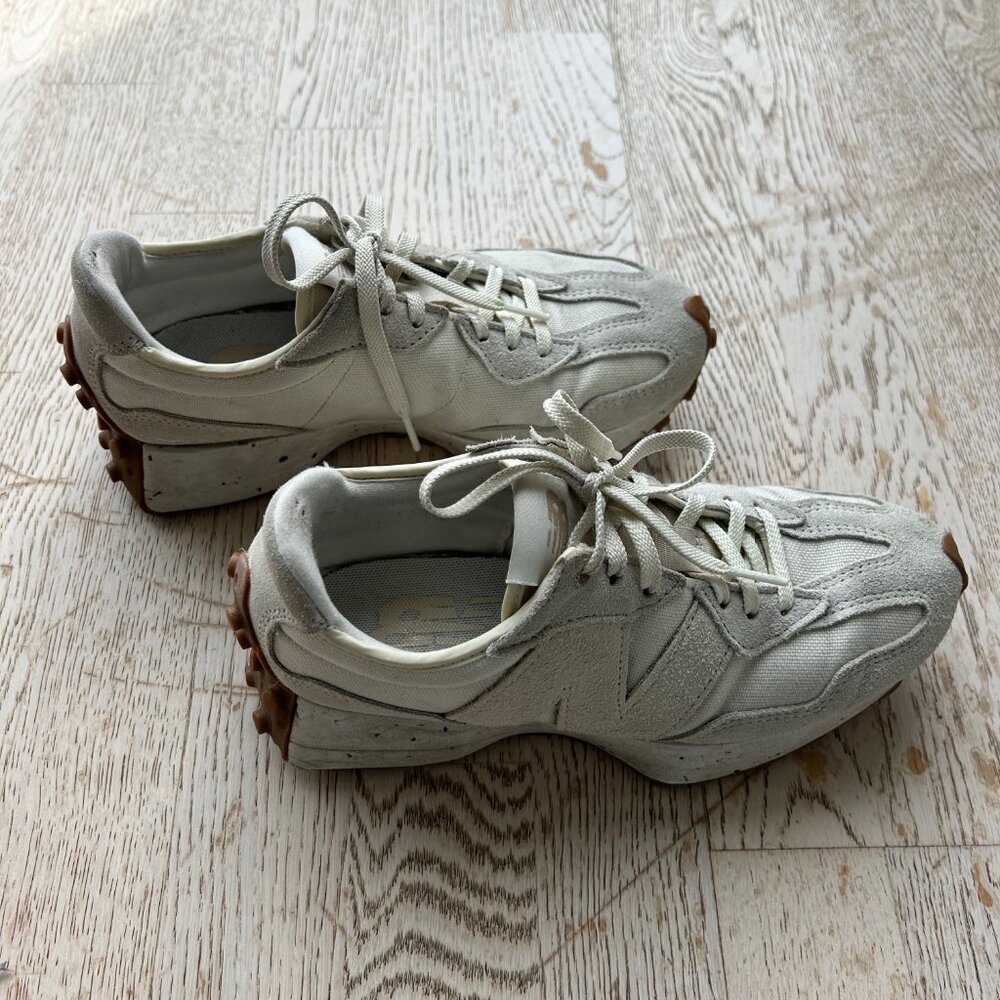 New Balance WS327SO Women Turtledove With Angora - Picture 2 of 8